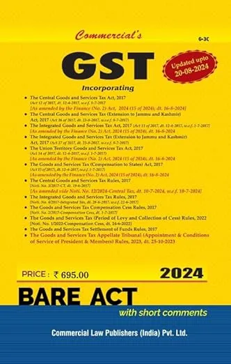 GST Acts with Rules, 2017