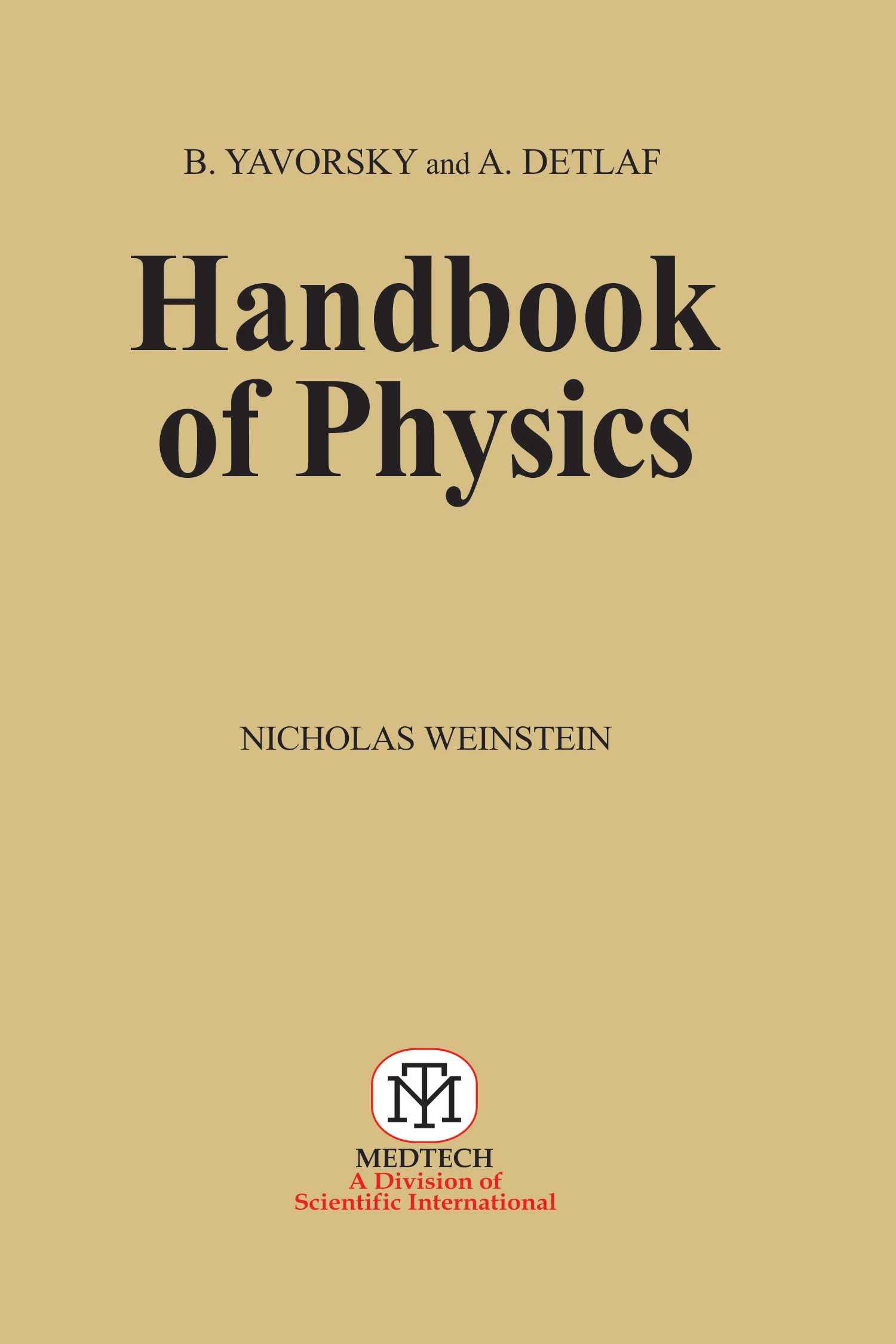 Handbook Of Physics | Paperback