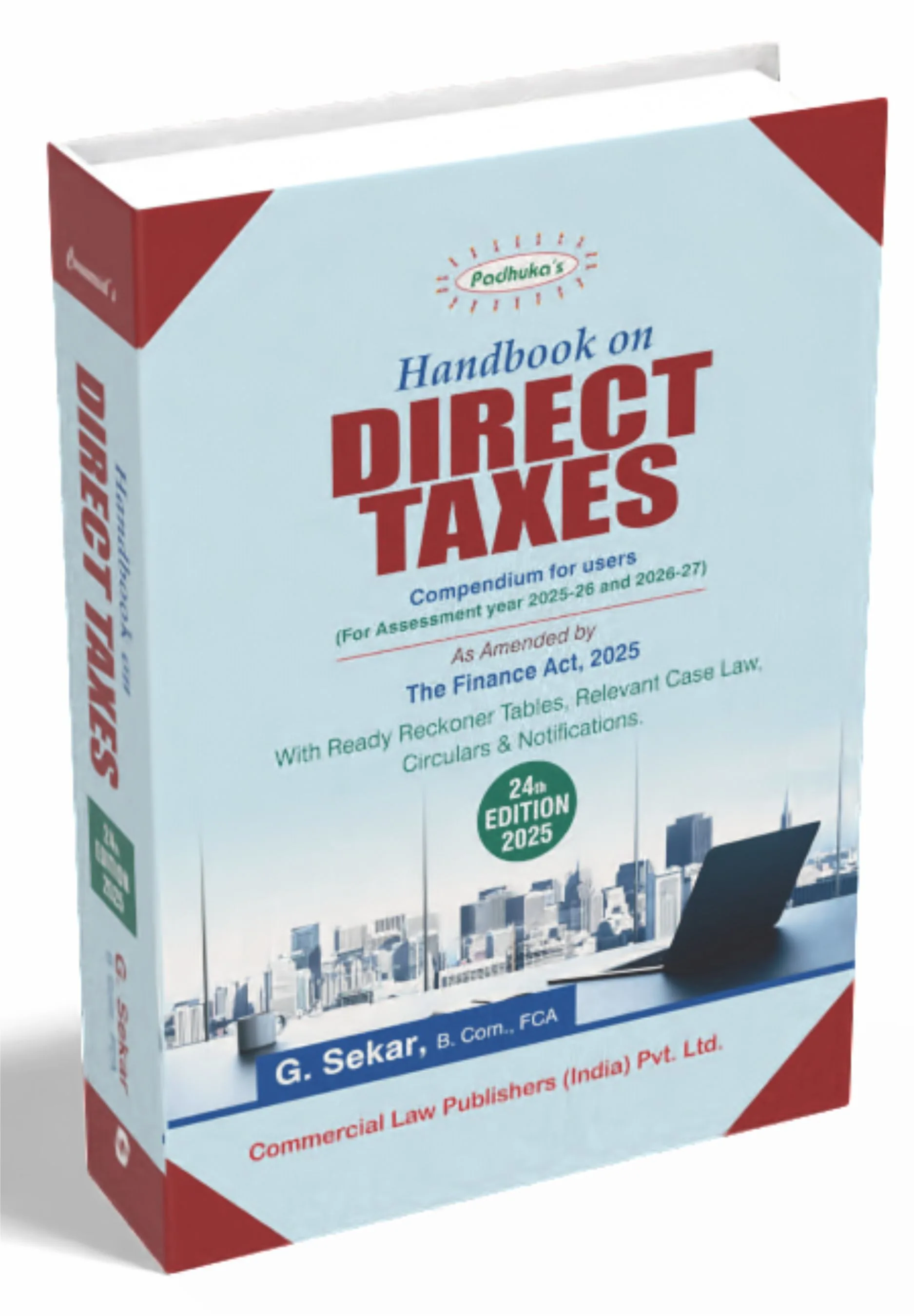 Handbook on DIRECT TAXES As Amended by The Finance Act, 2025 24th Edition