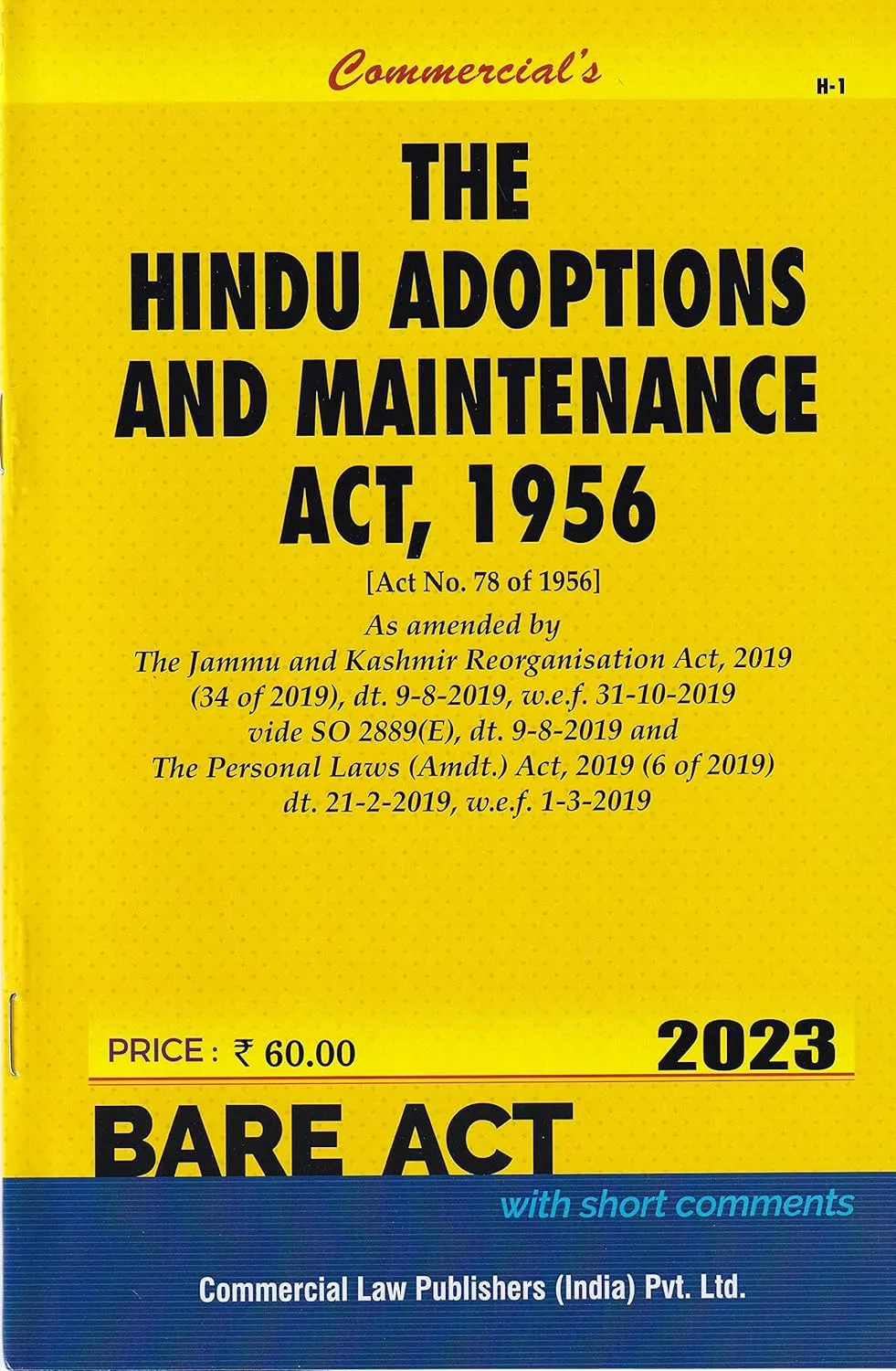 Hindu Adoption and Maintenance Act, 1956