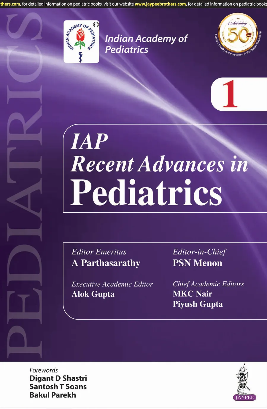 Iap Recent Advances In Pedatrics 1 | Paperback