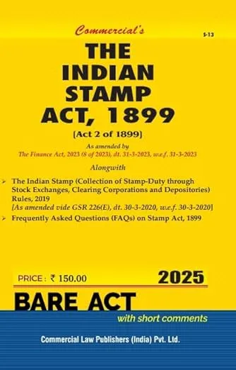 Stamp Act, 1899 As amended by The Finance Act, 2023