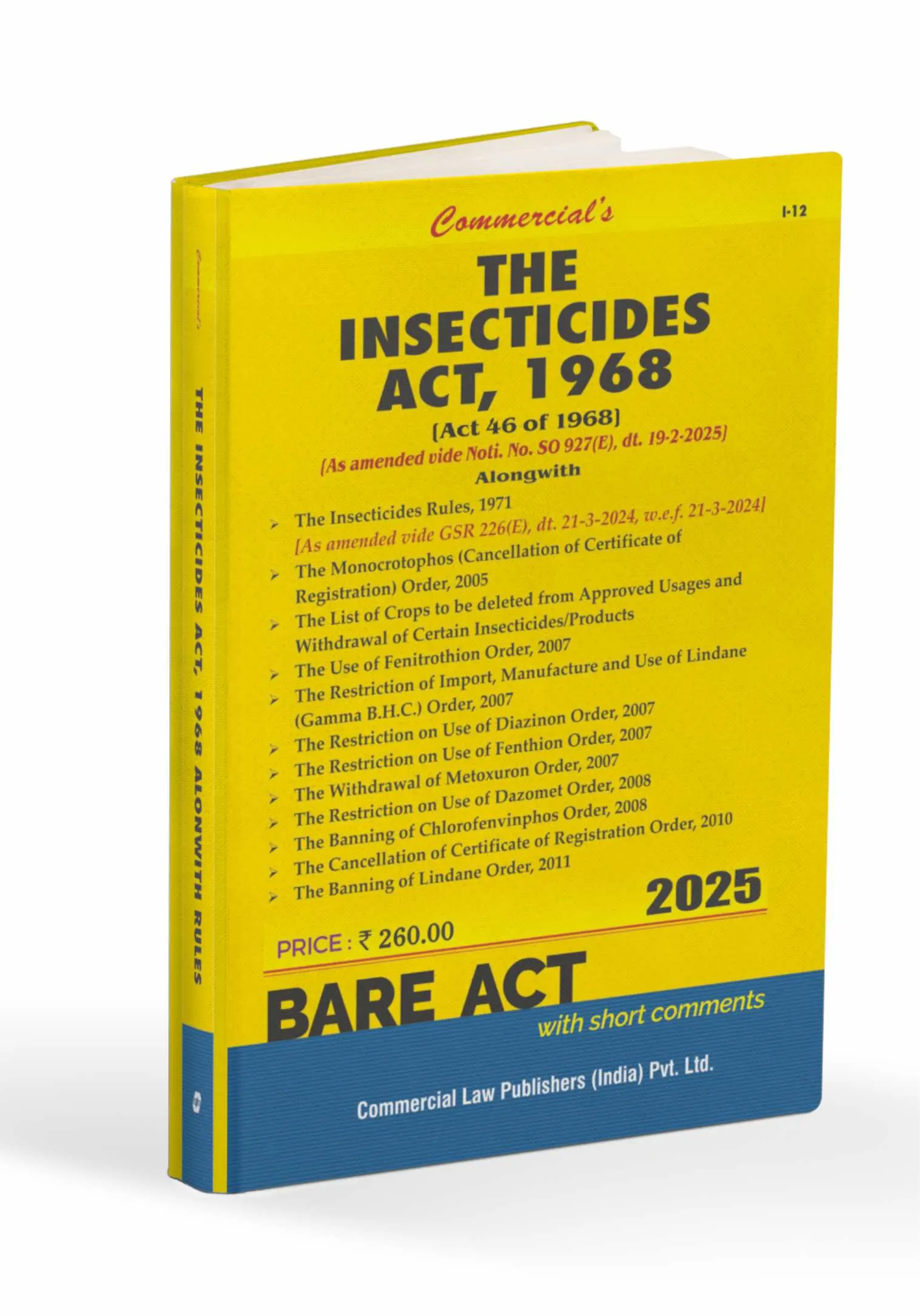 Insecticides Act, 1968 with Rules