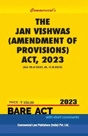 Jan Vishwas Amendment of Provisions Act, 2023