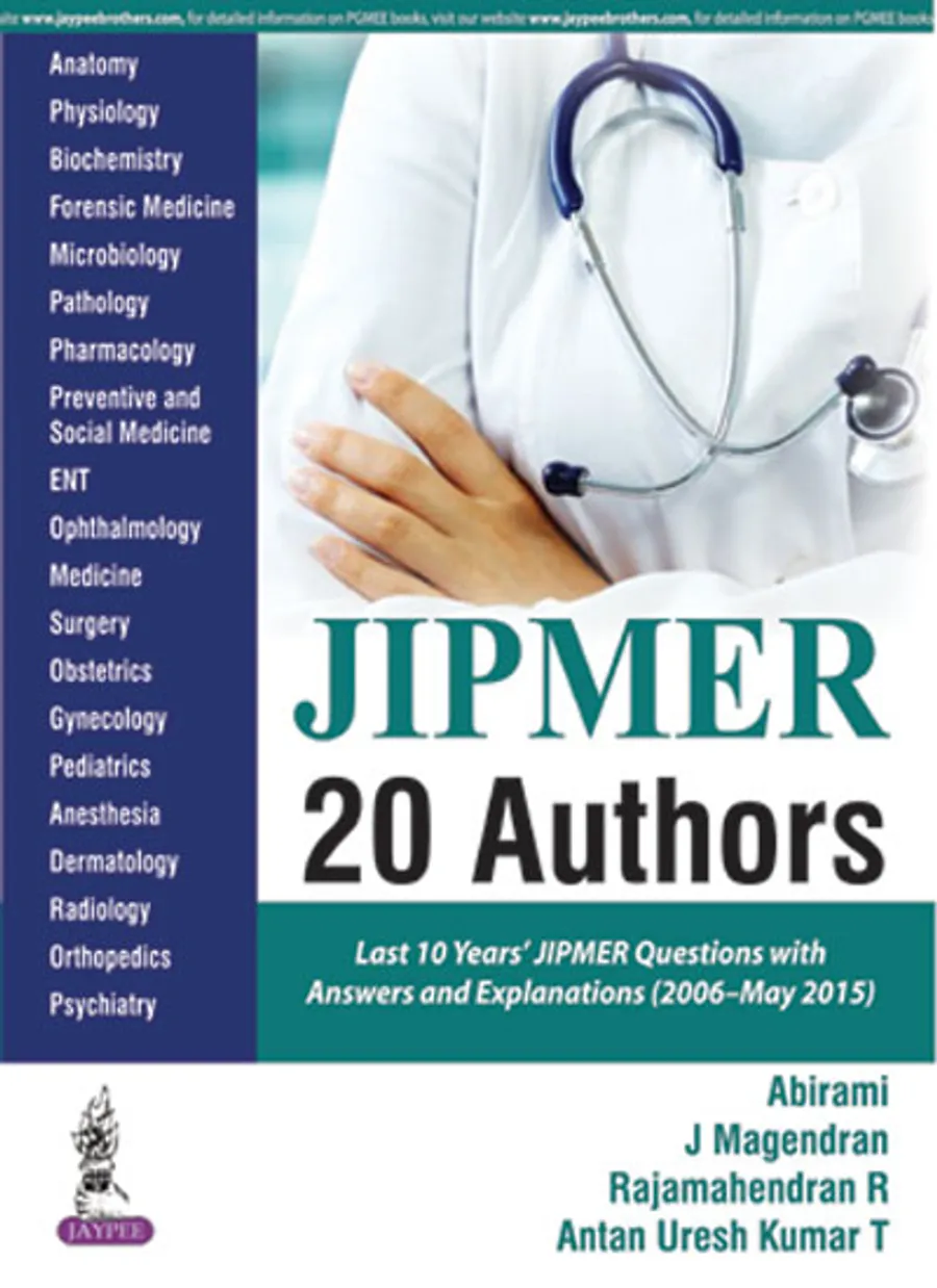 Jipmer 20 Authors Last 10 Years'Jipmer Question With Answers And Explanations (2006-May 2015) | Paperback