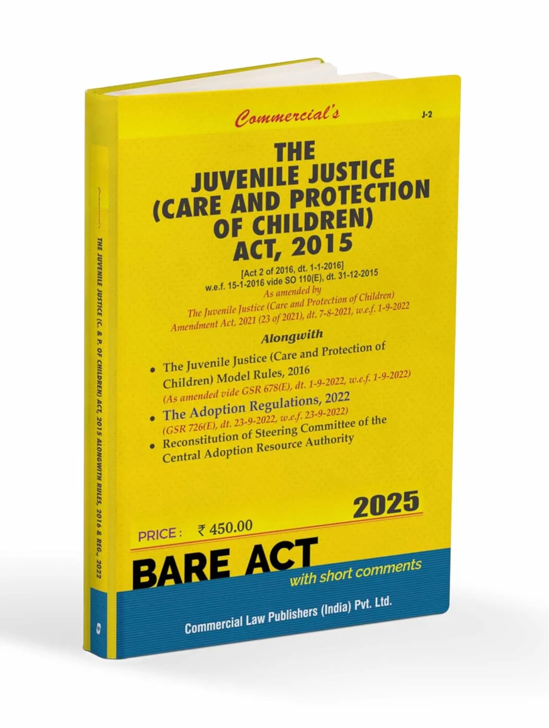 Juvenile Justice (Care...Children) Act, 2015 Alongwith Rules and Regulation