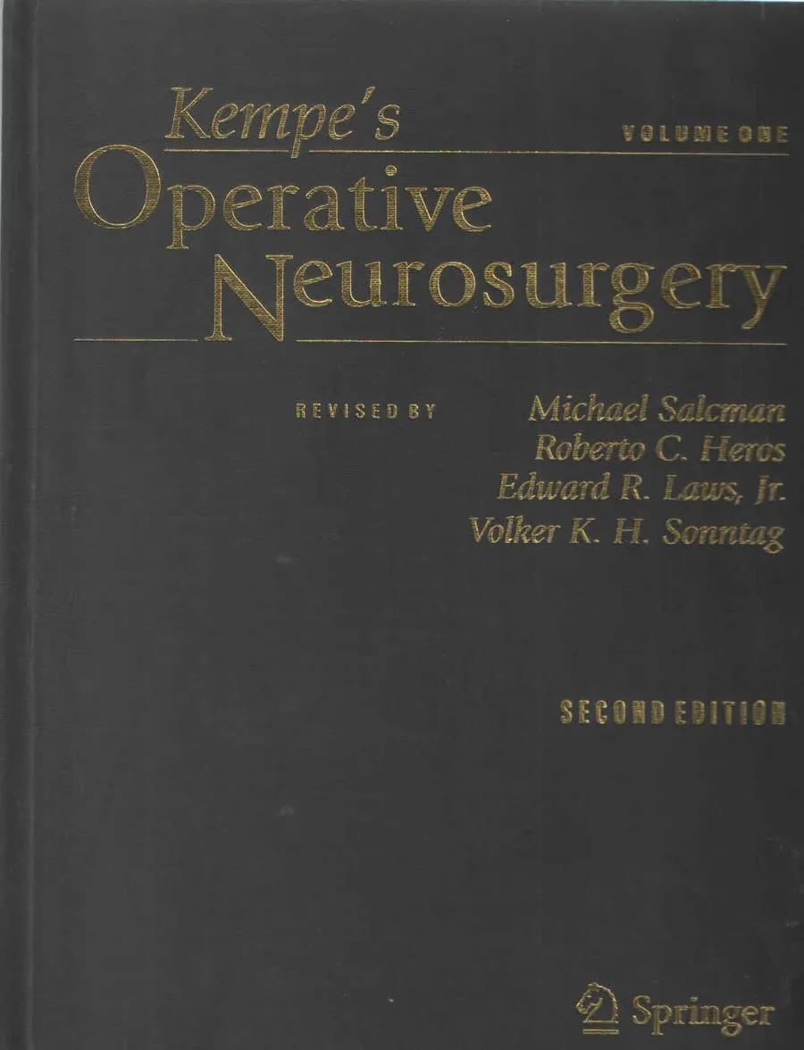 Kempe'S Operative Neurosurgery (2Vols)