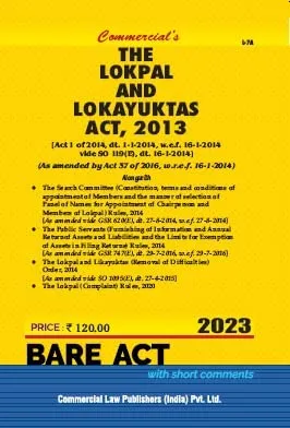 Lokpal and Lokayuktas Act, 2013