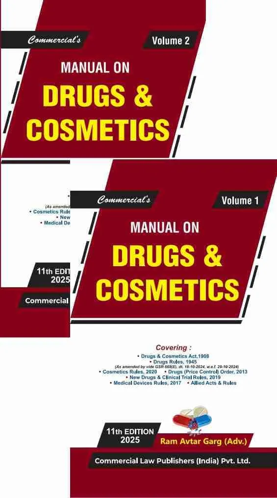 Manual on Drugs and Cosmetics (in 2 Vol. Set)
