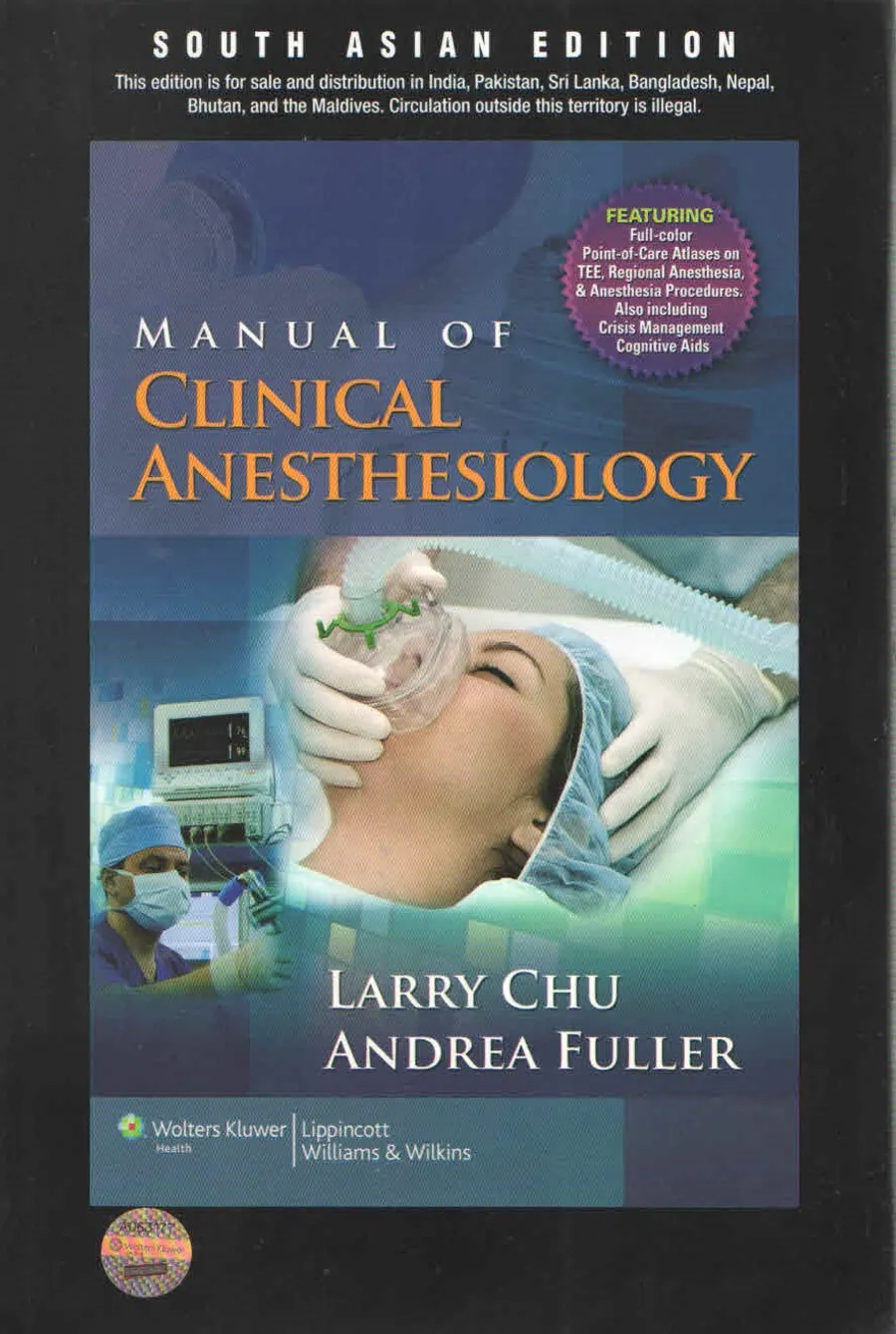 (Old)Manual Of Clinical Anesthesiology(Sae) | Paperback