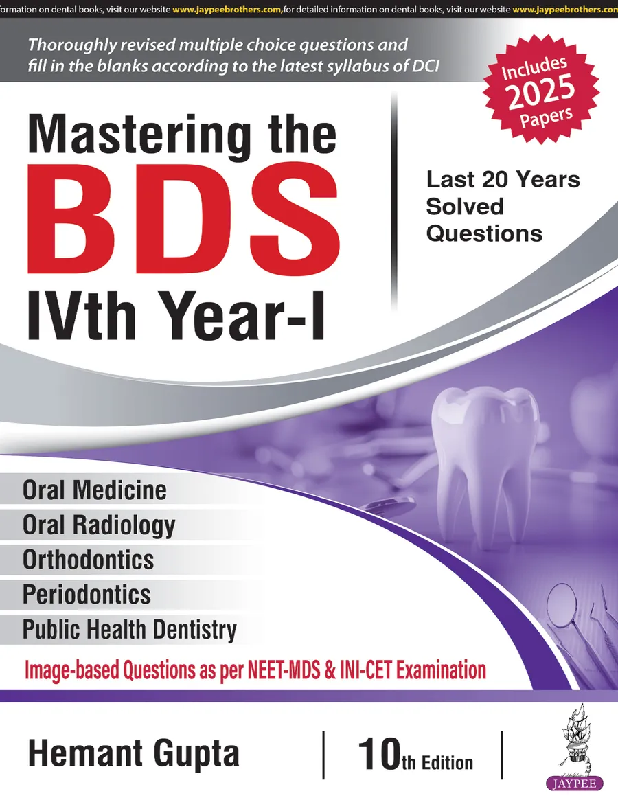 Mastering The Bds Ivth Year-I | Paperback