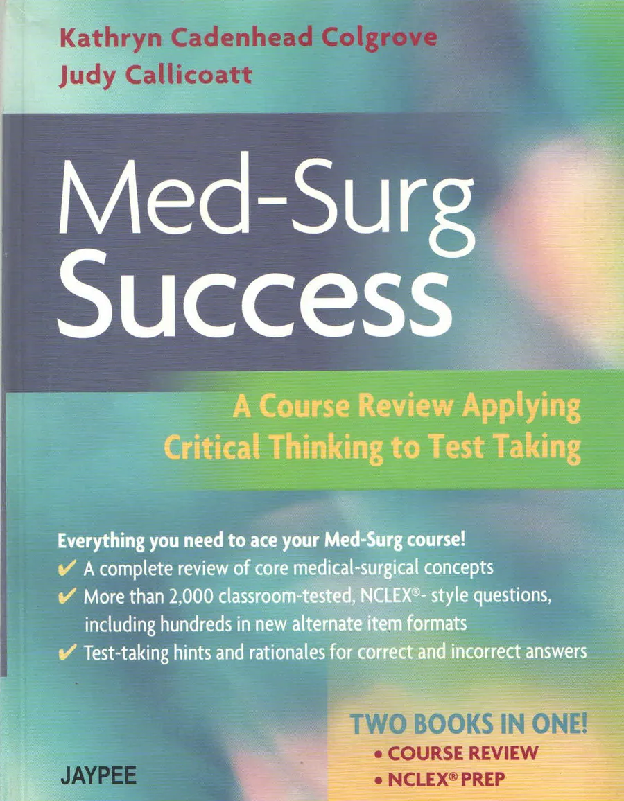 Med-Surg Success A Course Review Applying Critical Thinking To Test Taking | Paperback