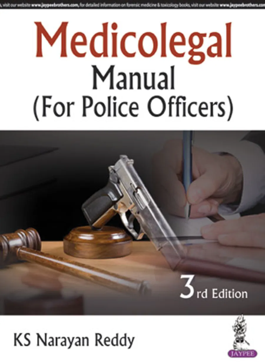 Medicolegal Manual (For Police Officers) | Paperback