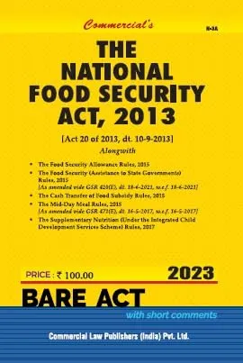 National Food Security Act, 2013 with Rules, 2015