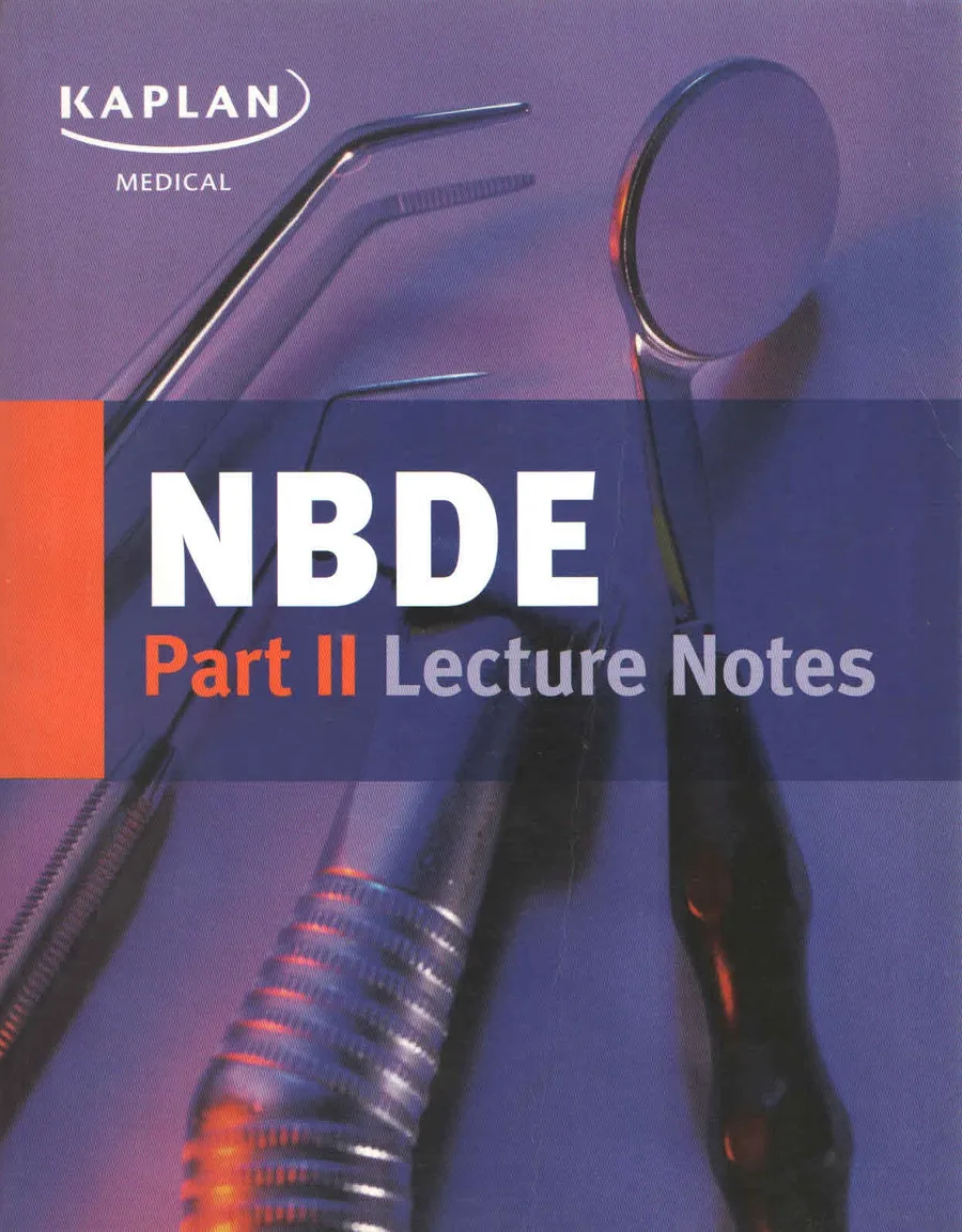 Nbde Part Ii Lecture Notes | Paperback