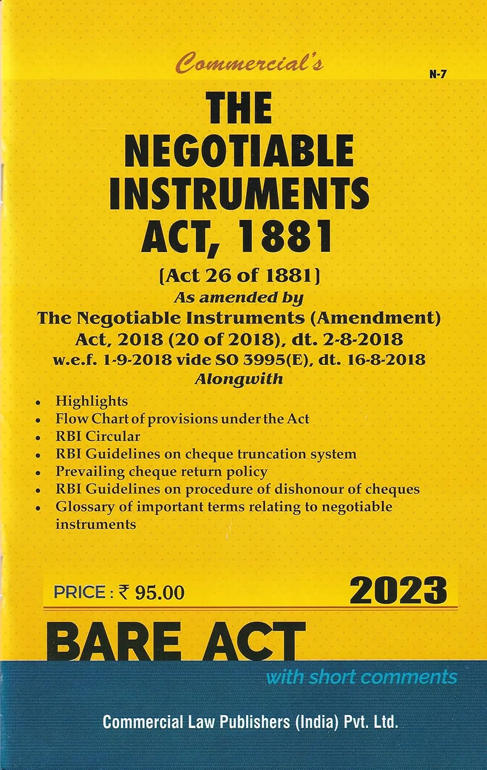 Negotiable Instruments Act, 1881