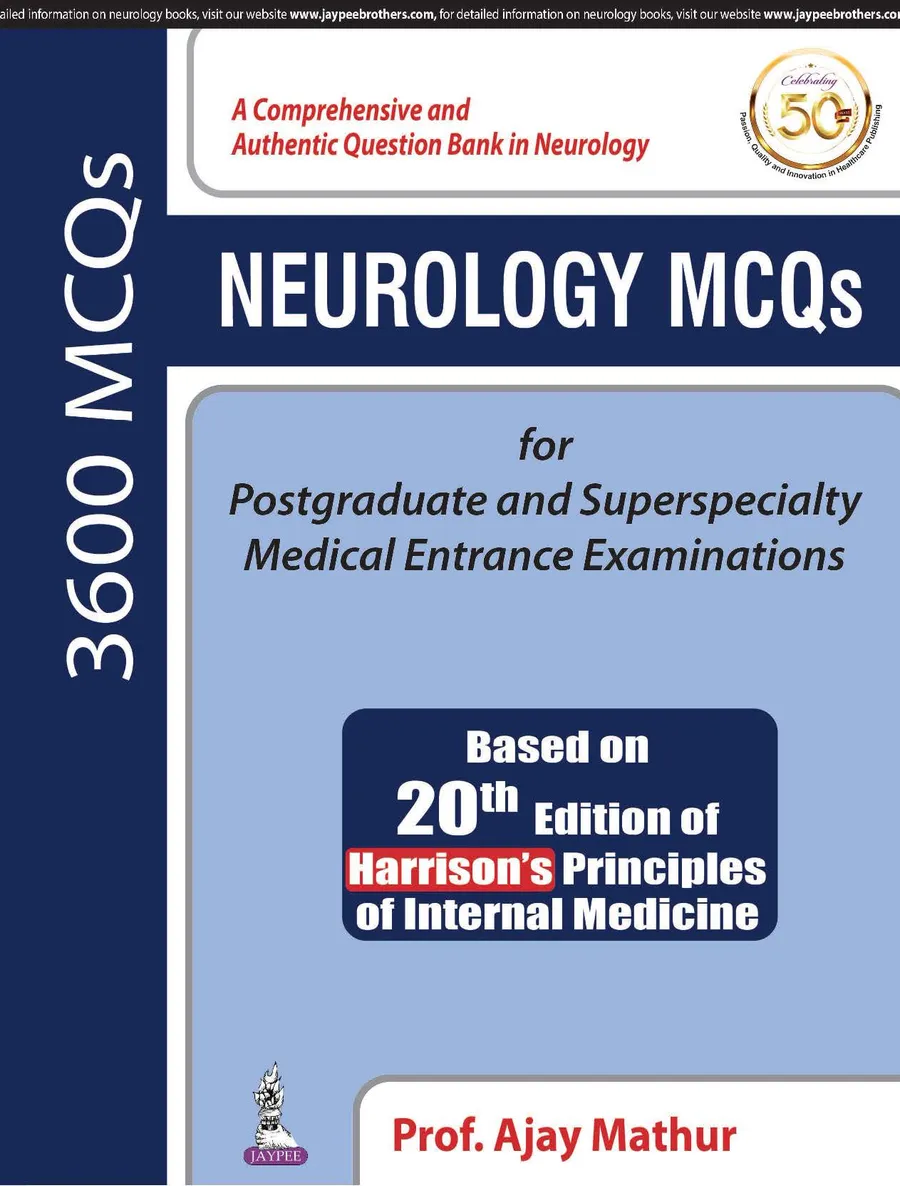 Neurology Mcqs For Postgraduate And Superspecialty Medical Entrance Examinations (Based On 20Th | Paperback