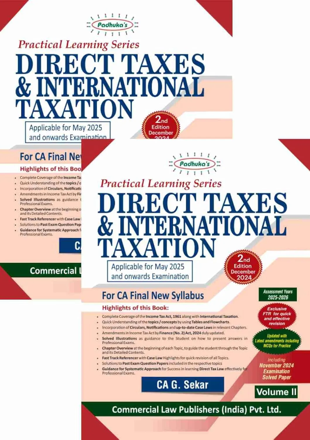 Practical Learning Series Direct Tax and International Taxation (2 Vols.) 2nd Edition