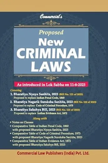 Proposed New Criminal Laws Aug Edition