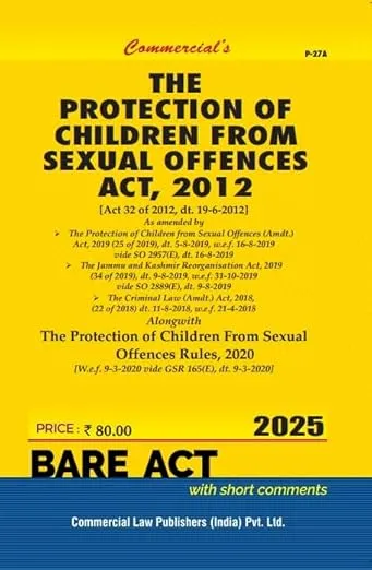 Protection of Children from Sexual Offences Act, 2012 with Rules, 2020