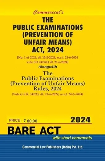 Public Examinations (Prevention of Unfair Means) Act, 2024