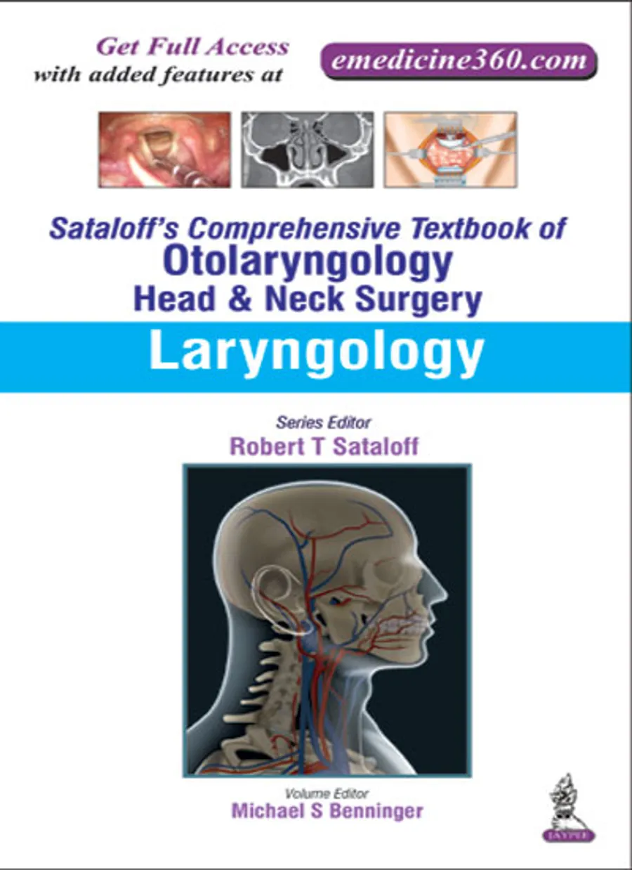 Sataloff'S Comprehensive Tb.Of Otolaryngology Head & Neck Surgery Laryngology Vol.4 | 1st Edition