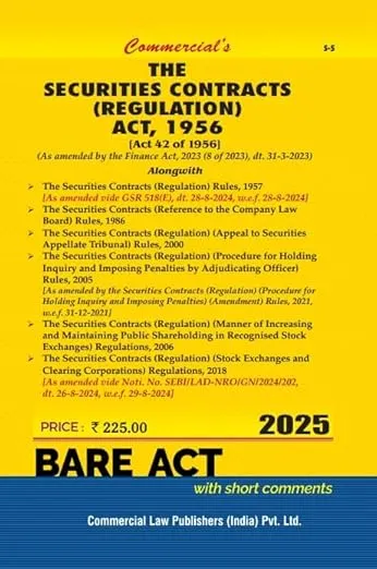 Securities Contract (Regulation) Act, 1956 alongwith Rules