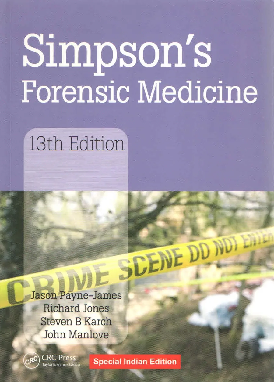 (Old)Simpson'S Forensic Medicine(Indian Edition) | Paperback