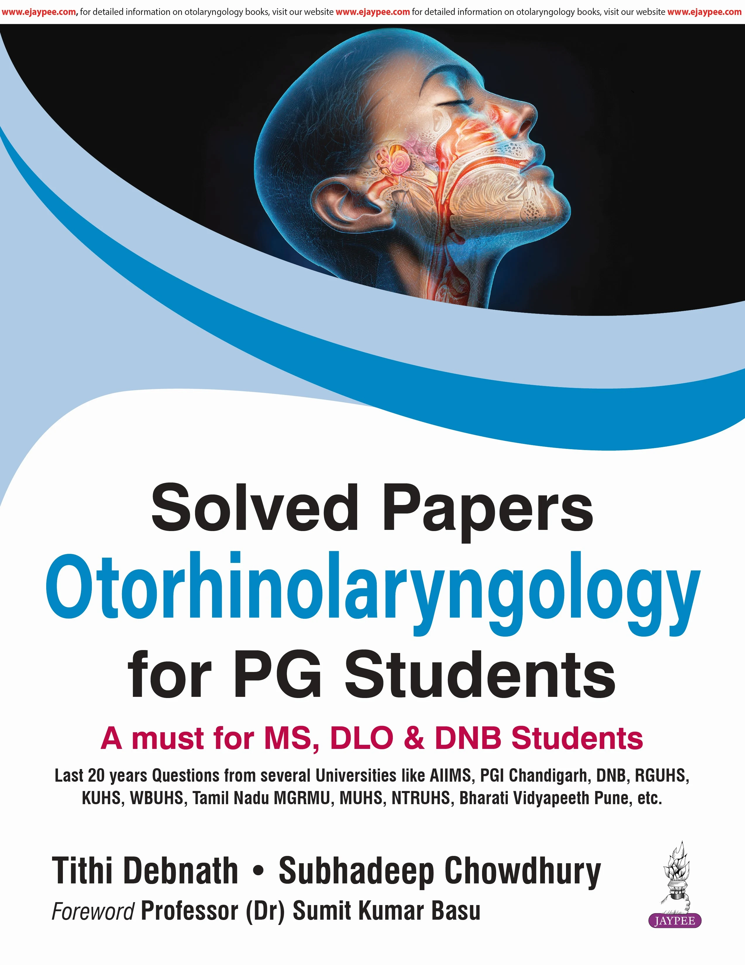 Solved Papers Otorhinolaryngology for PG Students 1st Edition | Paperback