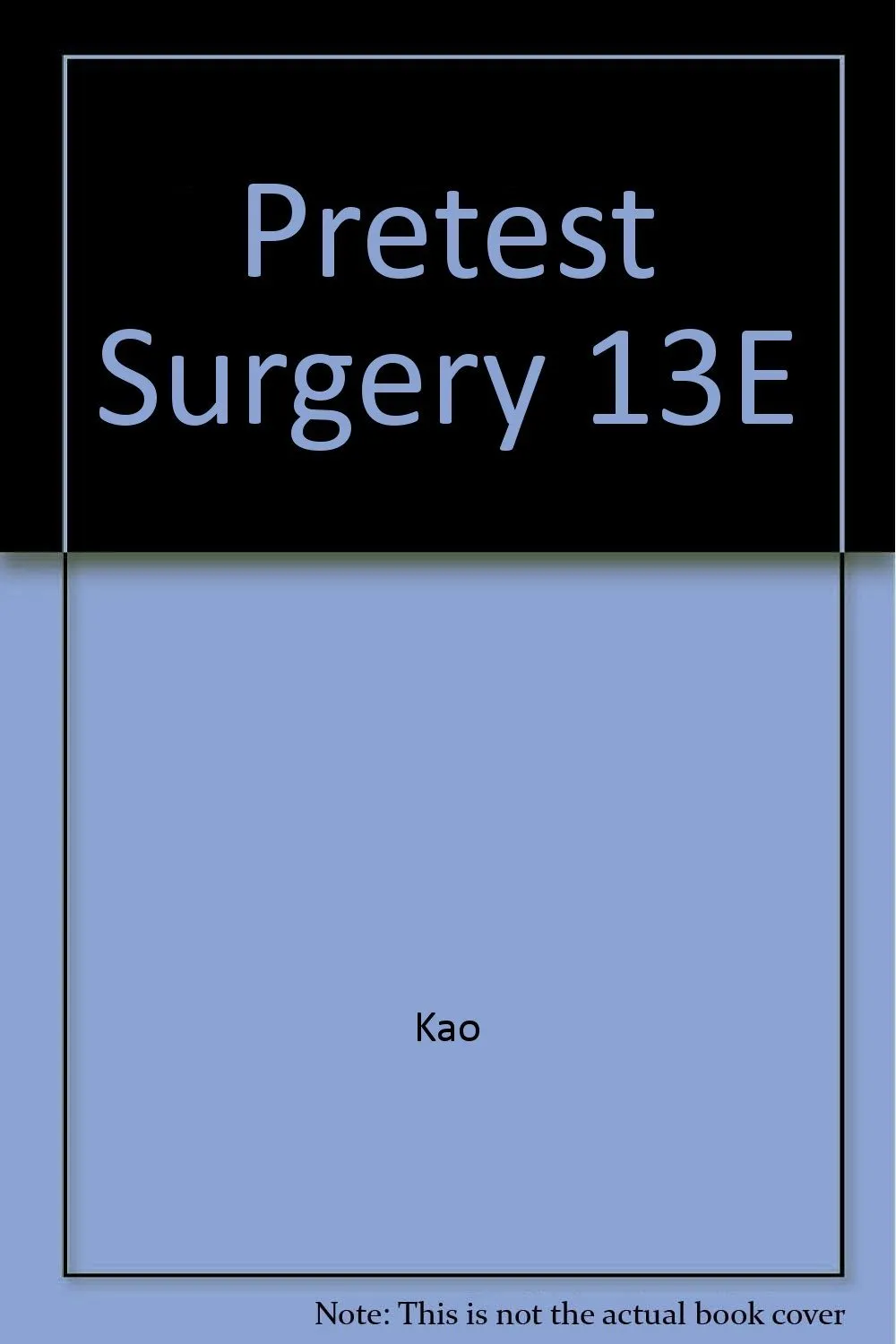 Surgery Pretest Self-Assessment And Review (Ie) | Paperback