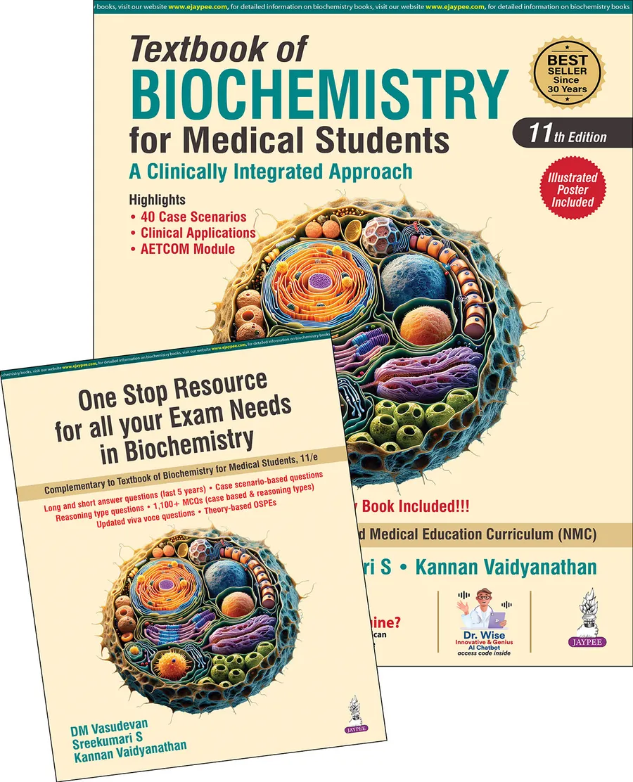 Textbook Of Biochemistry For Medical Students (Complimentary Book Included+Illustrated Poster) | Paperback