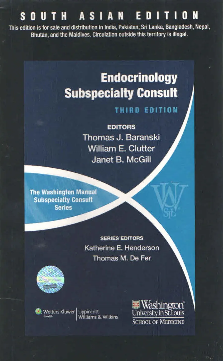 (Old)The Washington Manual Of Endocrinology Subspeciality Consult | Paperback
