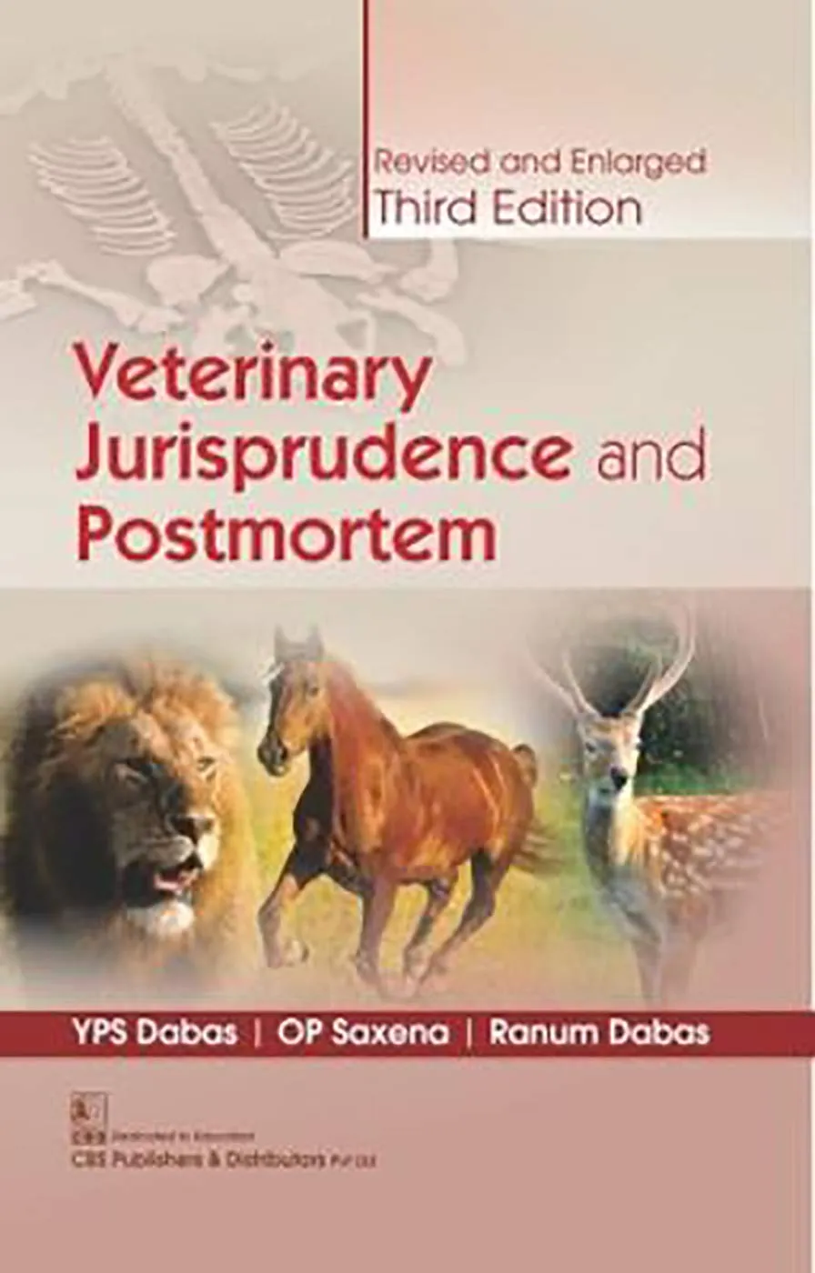 Veterinary Jurisprudence and Postmortem | Third Edition | Paperback