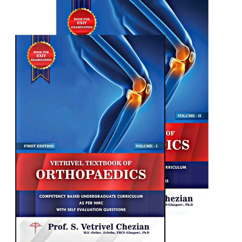 Vetrivel Textbook Of Orthopaedics 2 Vol Set | PaperbackVolume 3 Free Through Qr Code
