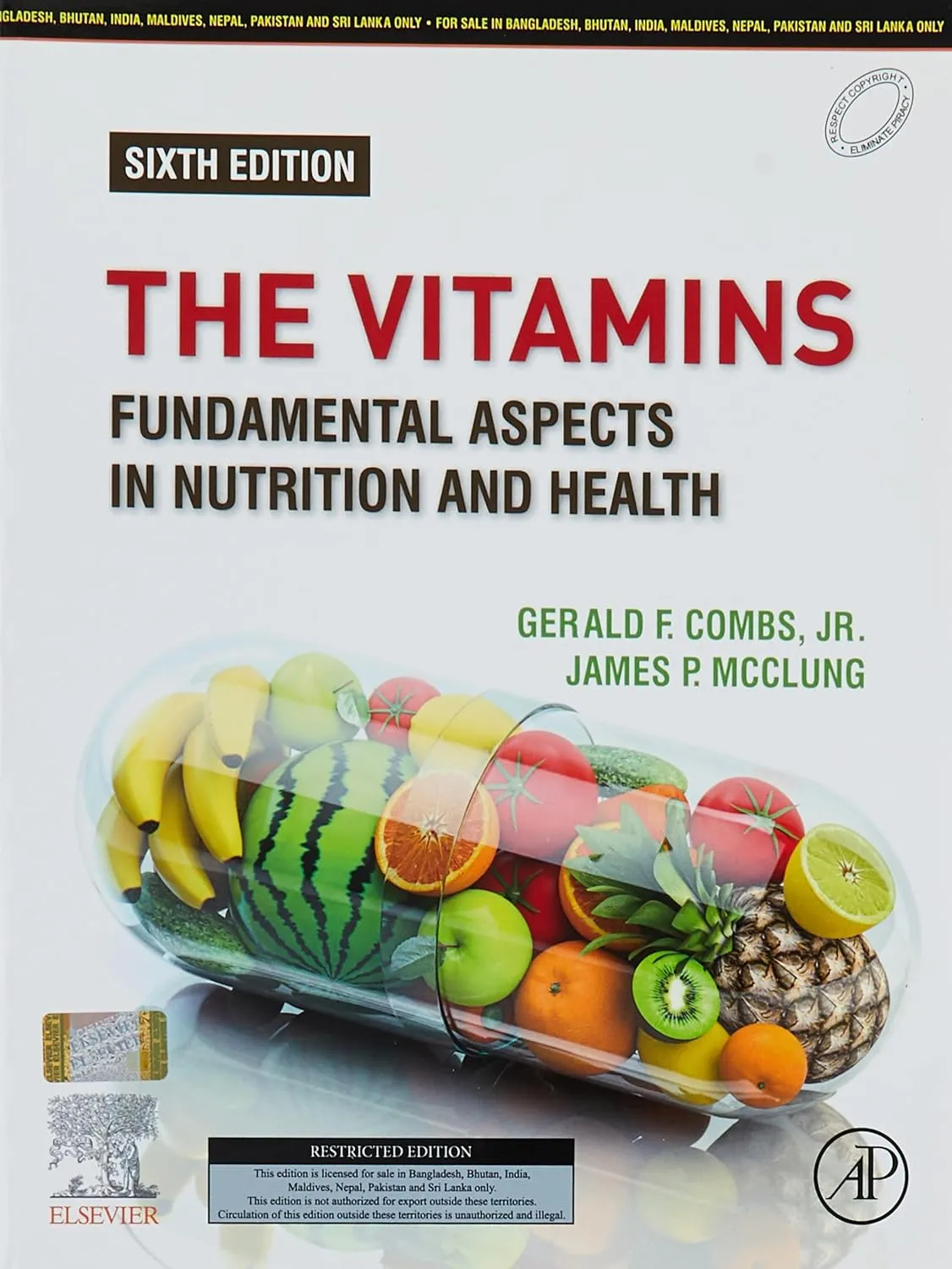 The Vitamins Fundamental Aspects In Nutrition And Health 6th Edition | Paperback