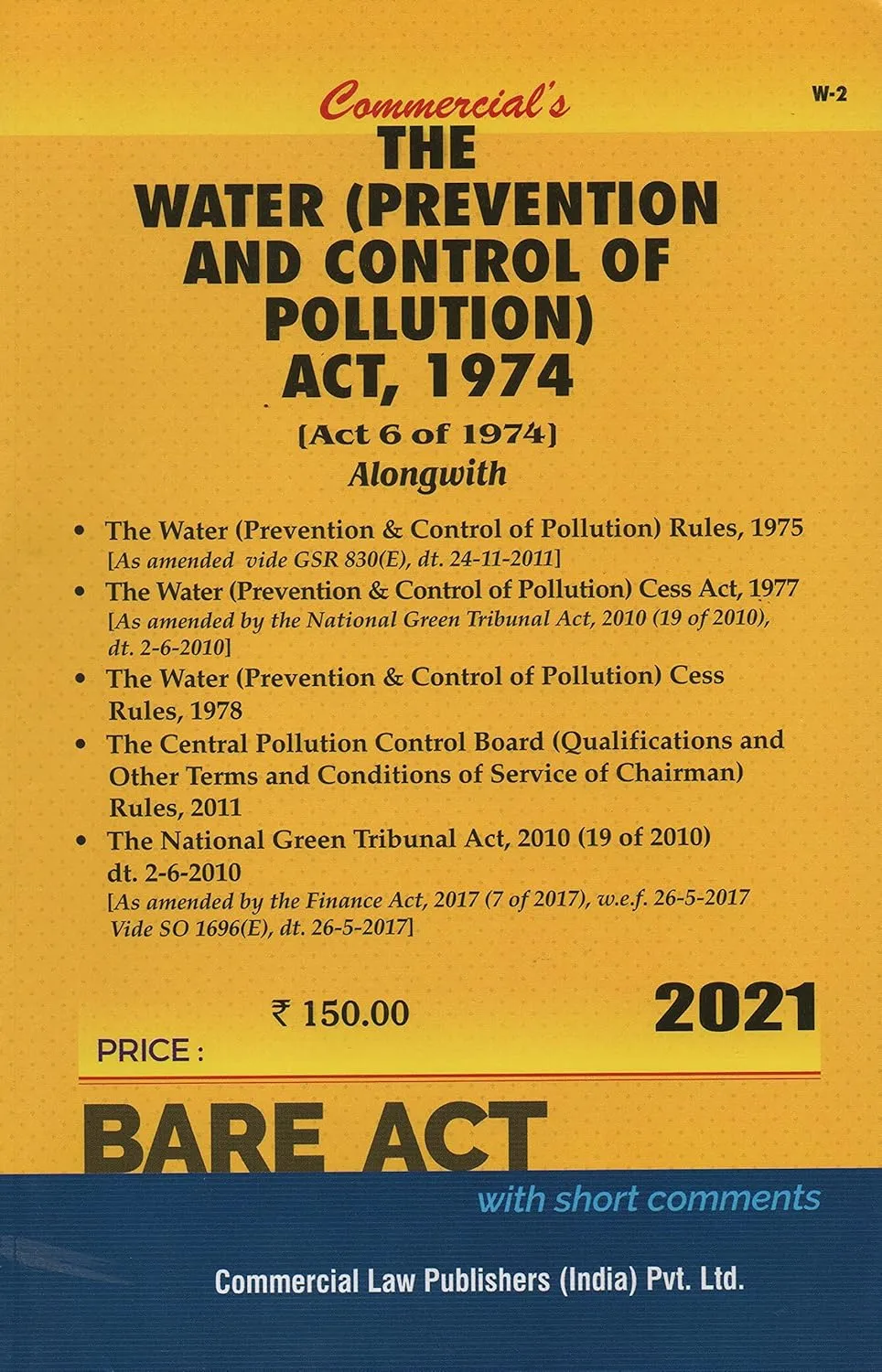 Water (PandCoP) Act, 1974 alongwith Cess Act and Rules