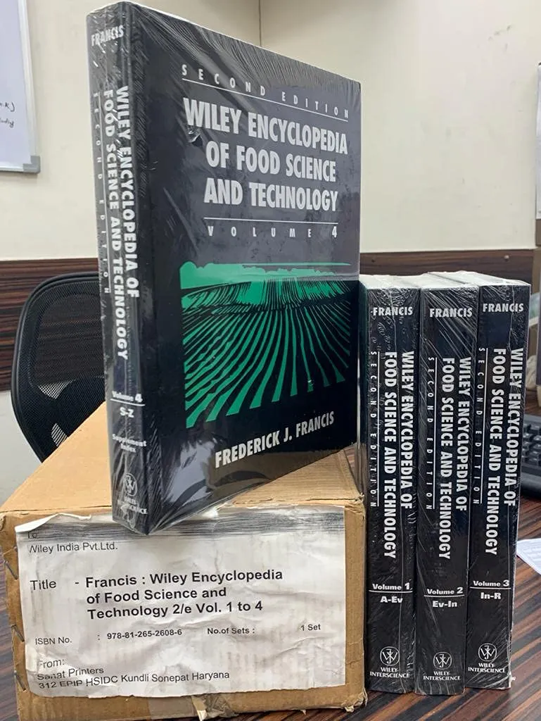 Wiley Encyclopedia of Food Science and Technology | 2nd Edition 4 Volume Set