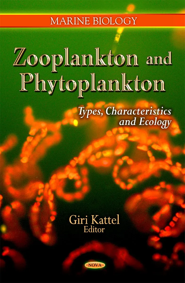 Zooplankton and Phytoplankton Types | Characteristics and Ecology | Hardcover