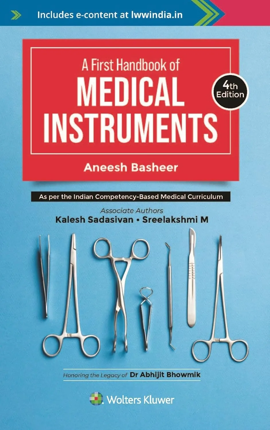 A First Handbook of Medical Instruments -4E