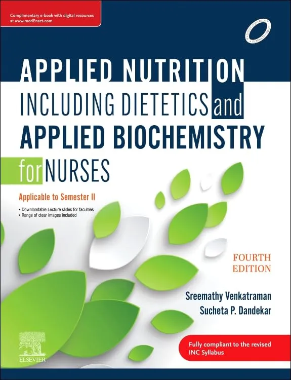 Applied Nutrition including Dietetics and Applied Biochemistry for Nurses -4E