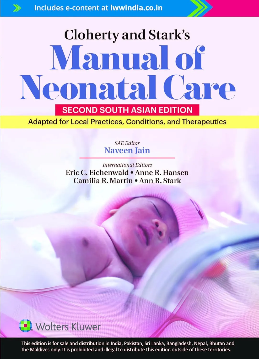 Cloherty and Starks Manual of Neonatal Care -2nd SAE