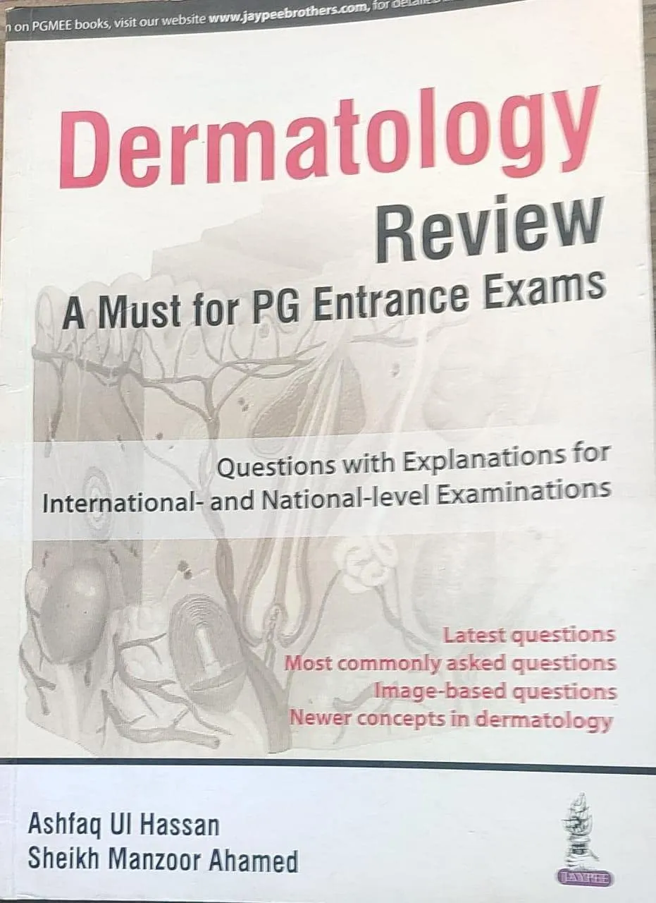 Dermatology Review: A Must for PG Entrance Exams - 1st Edition