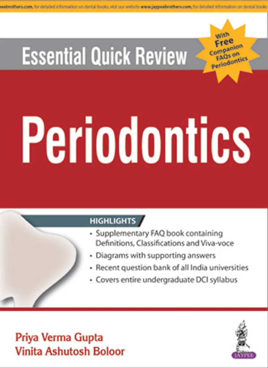 Essential Quick Review | Periodontics (with Free Companion FAQs on Periodontics)