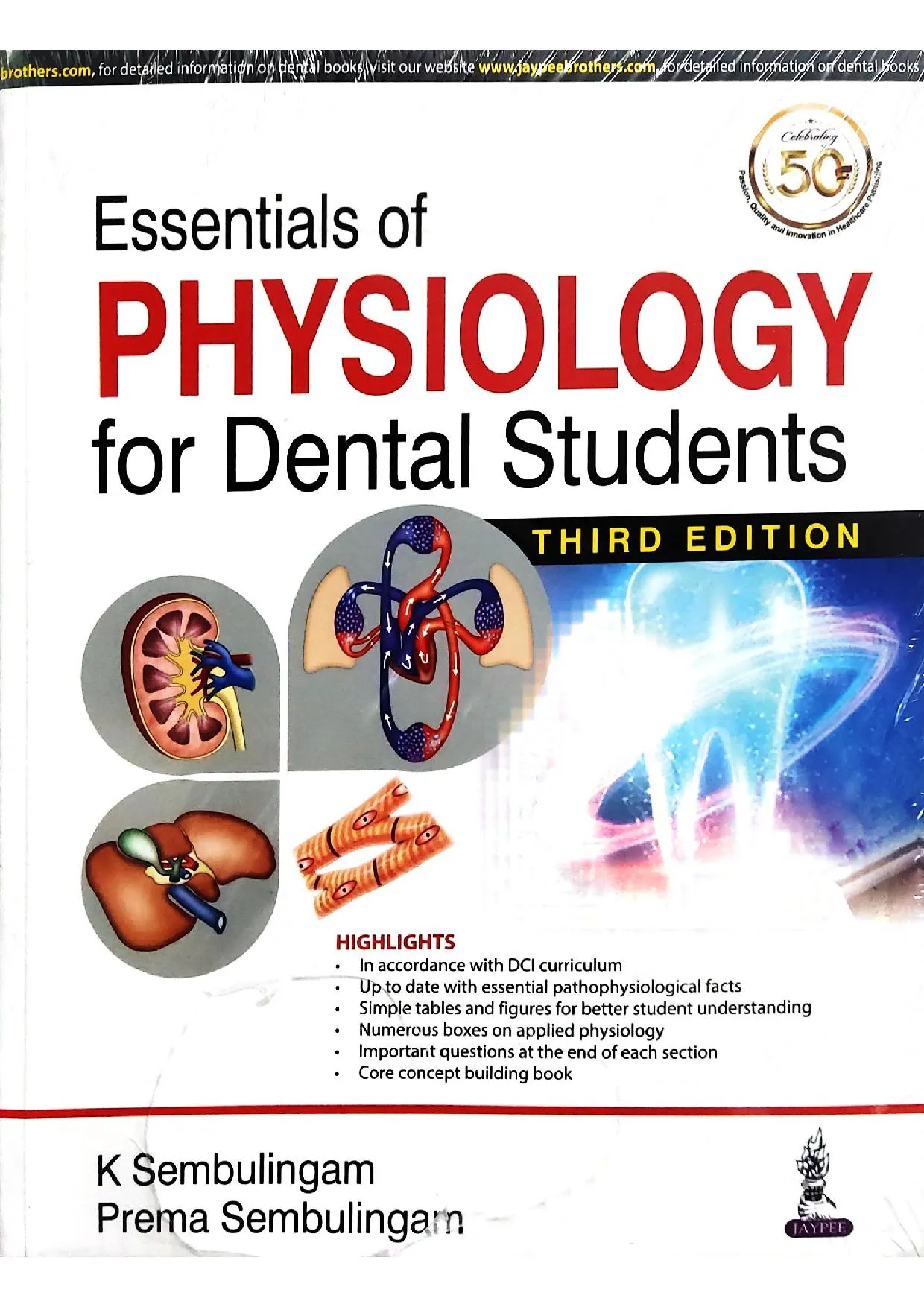 Essentials of Physiology for Dental Students - 3rd Reprint 2023