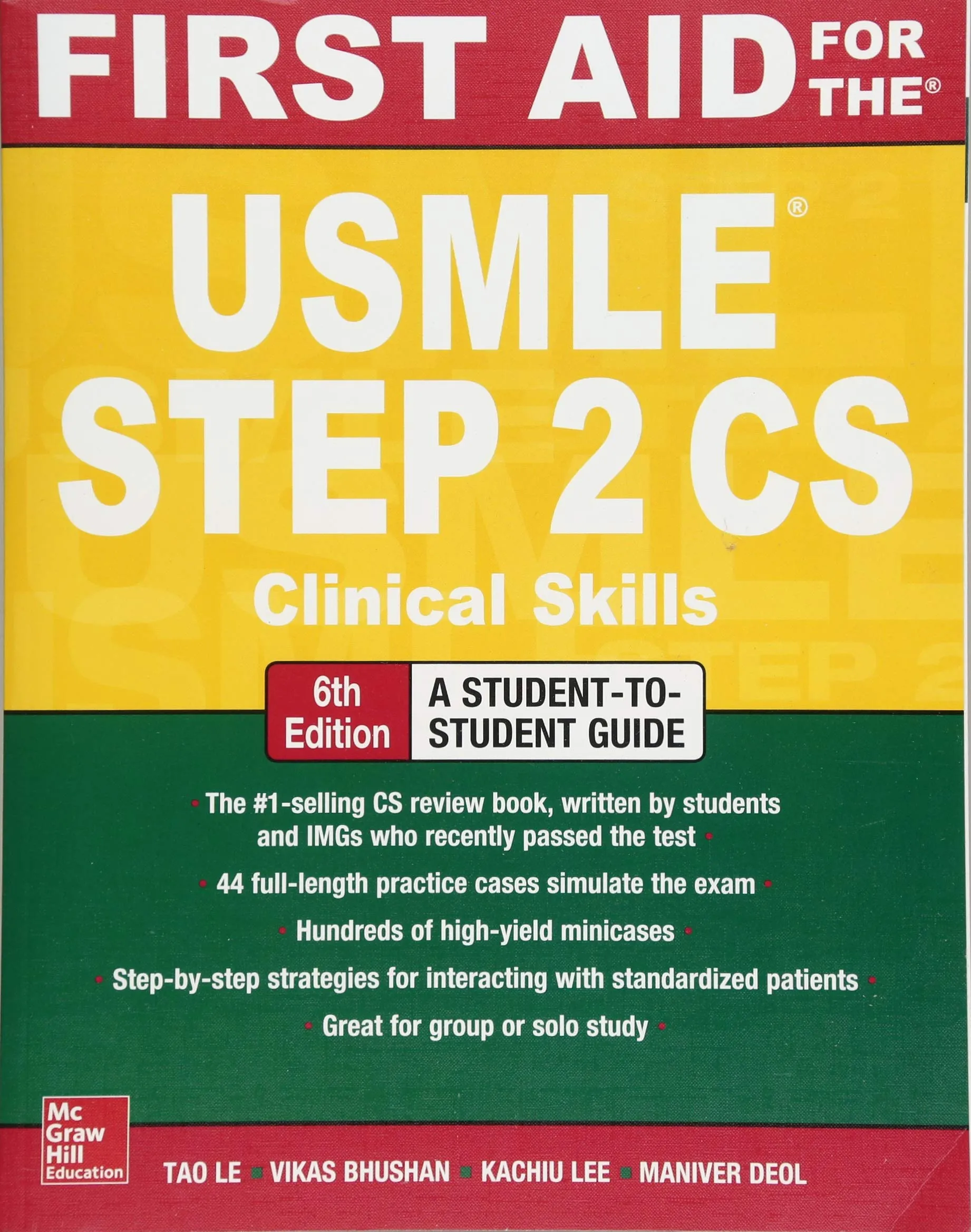 First and for the Usmle Step 2 CS-6E