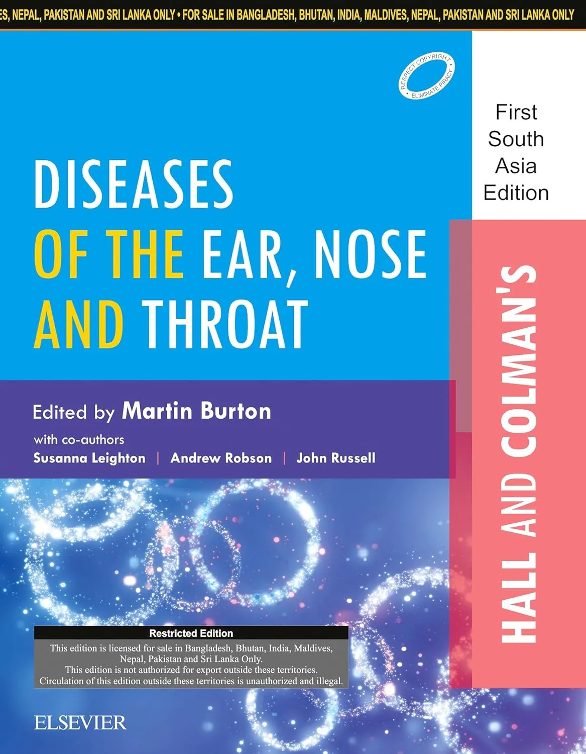 Hall & Colman’s Diseases of the Ear, Nose and Throat(SAE) -1E