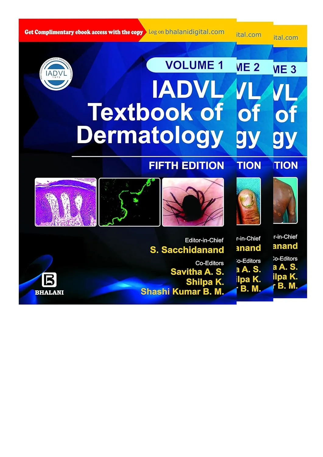 IADVL Textbook of Dermatology (3 vol set) -5E