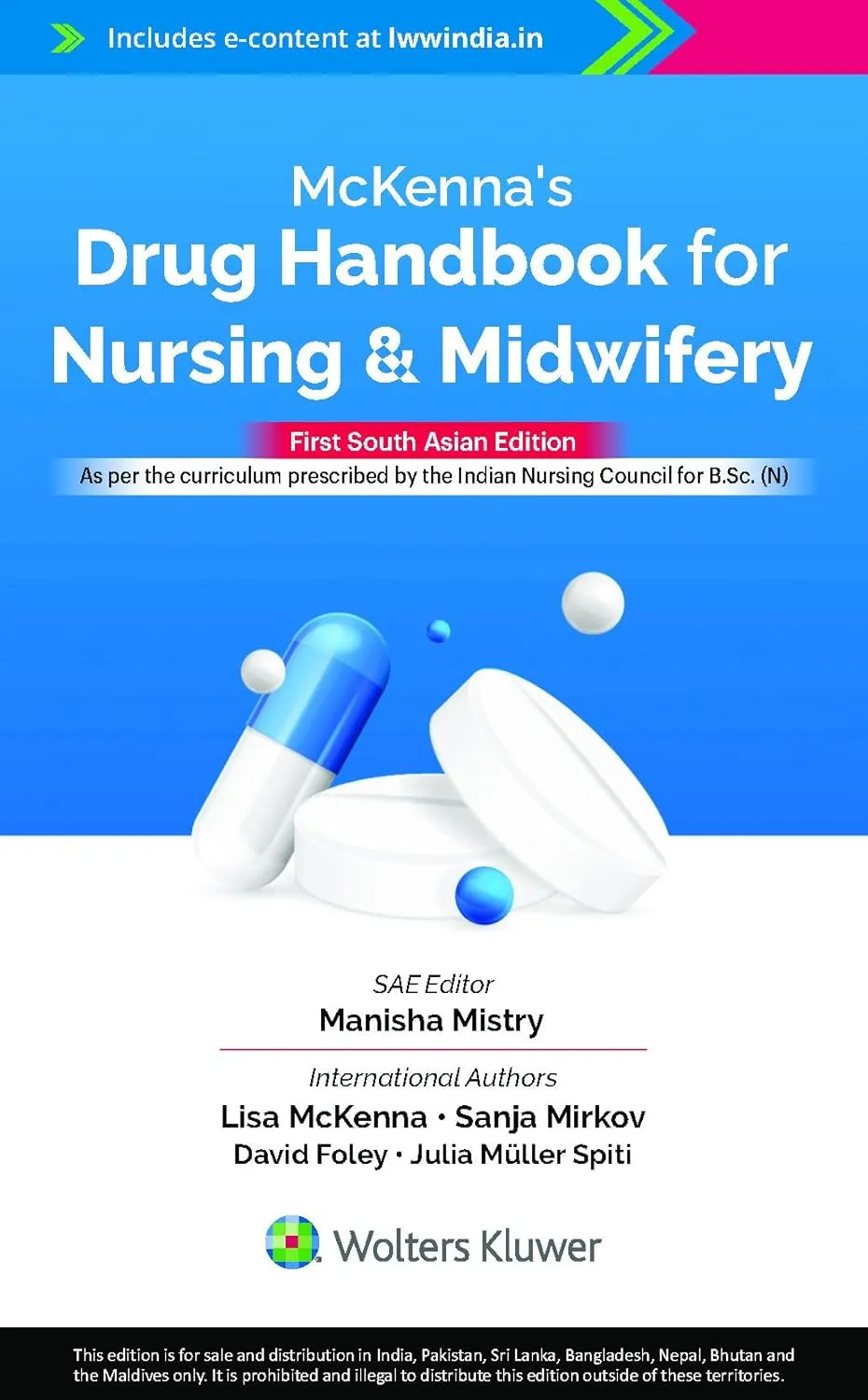 Mckenna's Drug Handbook for Nursing and Midwifery - 1st SAE