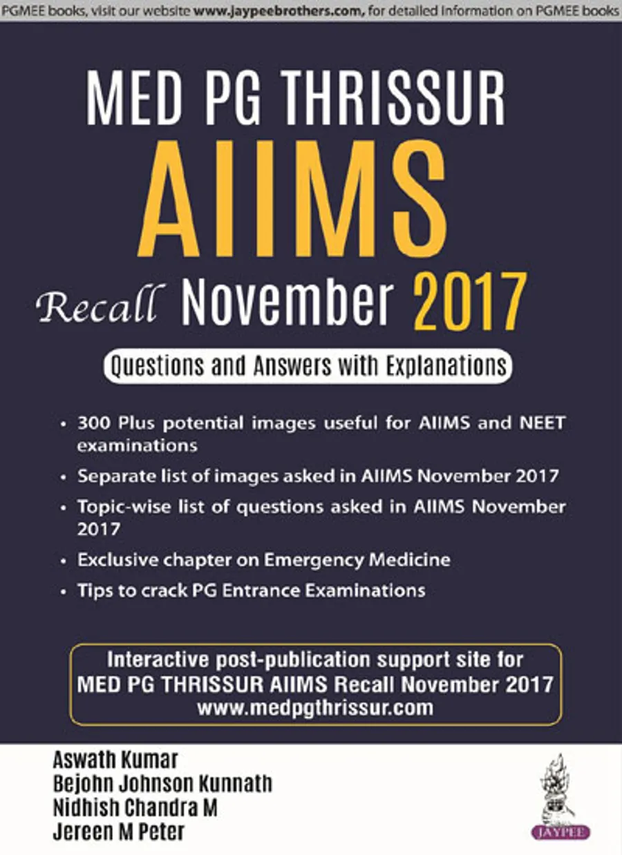 MED PG THRISSUR AIIMS | Recall November 2017