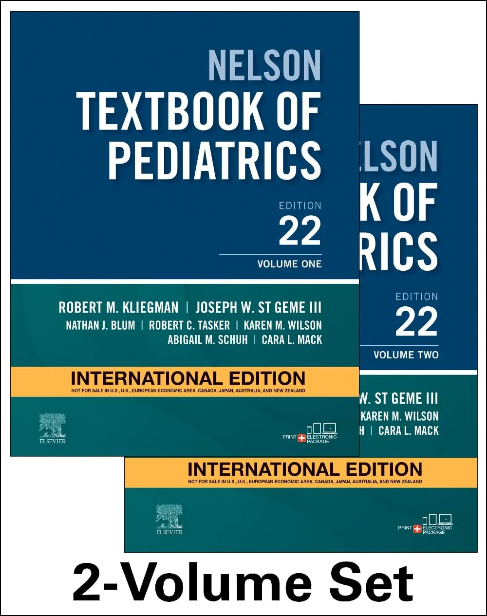 Nelson Textbook of Pediatrics 2 Vol Set (IE) - 22E